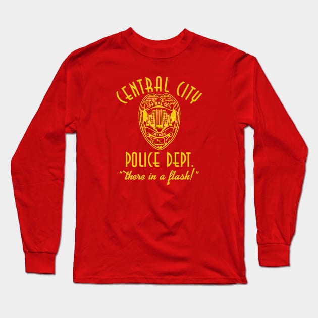 Central City Police Department Long Sleeve T-Shirt by PopCultureShirts